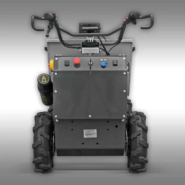 Zbliżenie na bezobsługowe silniki elektryczne 2x 800W w Jansen MSK-800X